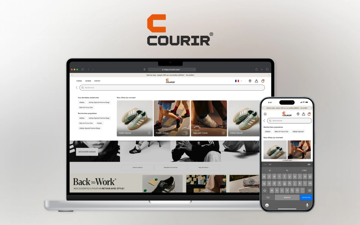 Courir - Refonte du Layer Search